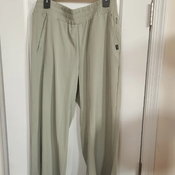 Prana Xl Women's Sage Green Wide Leg Pants - Picture 2 of 6
